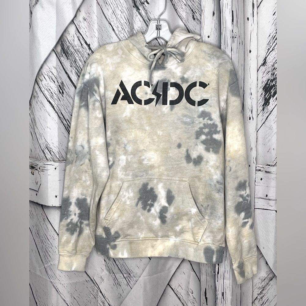 AC/DC Tie Dye Hoodie Pullover M